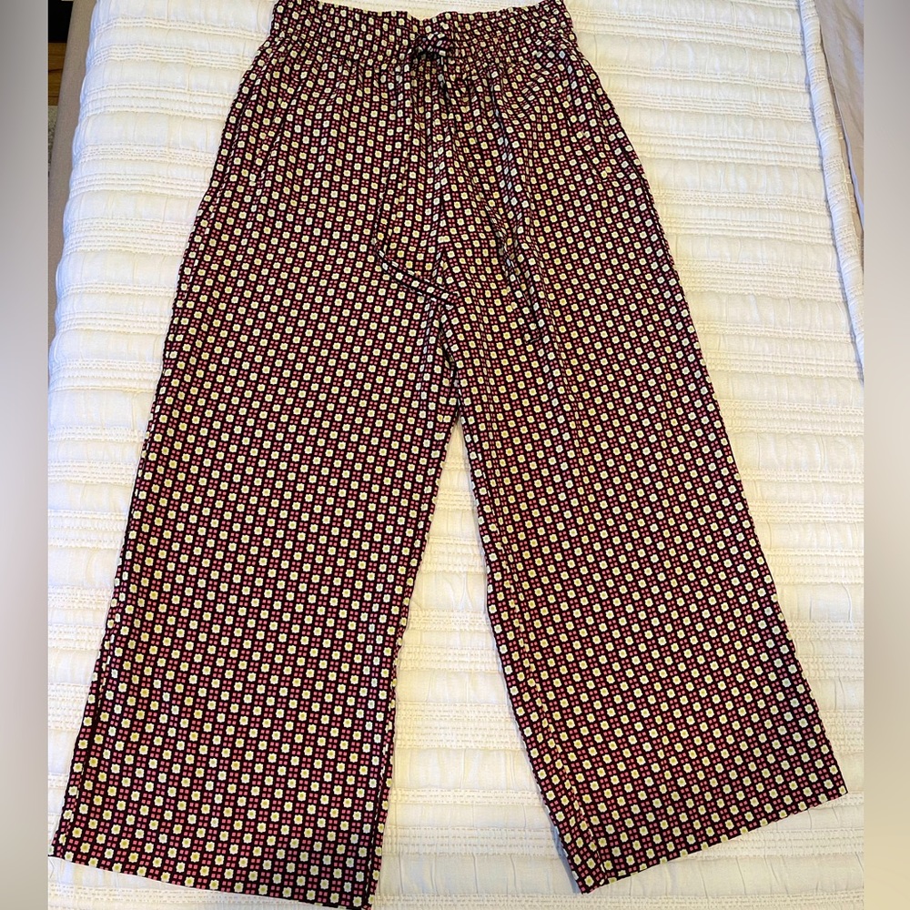 Zara printed trousers